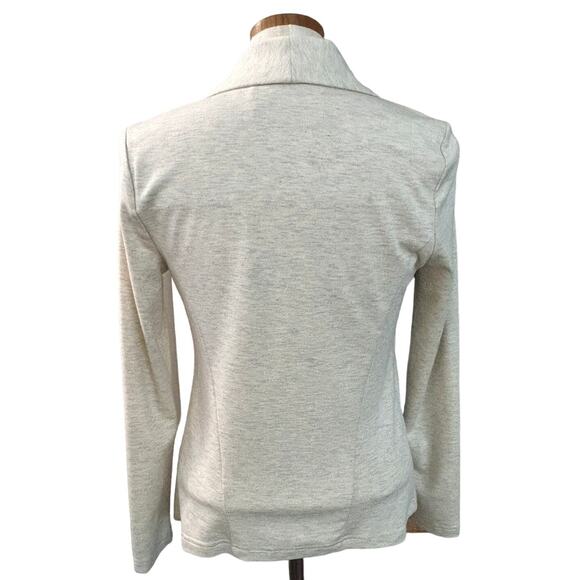 TART Nisha French Terry Blazer Jacket XS Neutral Beige Office Work Relaxed - Picture 11 of 15
